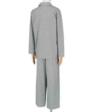 une nana cool 【綿100％】やわらか天竺メンズパジャマ　ＭＡＤＥ　ＷＩＴＨ　ＬＩＢＥＲＴＹ　ＦＡＢＲＩＣ GY