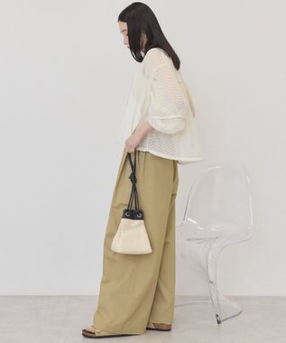 AMERICAN HOLIC メッシュ異素材ブルゾン Ivory
