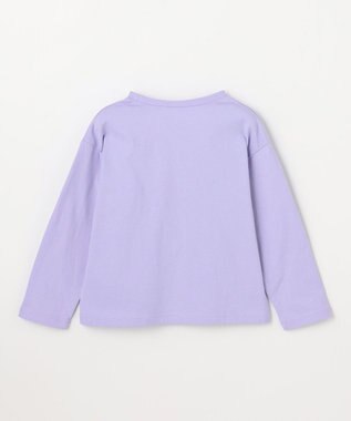 ANY KIDS 【綿100%】リボンアソート 長袖Tシャツ ラベンダー