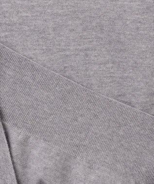 GOTAIRIKU 【家庭洗濯可能】イタリア糸 ハイゲージ タートルニット グレー系