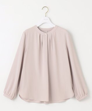 ANY SIS 【AIコラボ】フロントボタンタック ブラウス ローズグレー