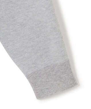 J.PRESS MEN 【FLEX YARN】フルジップカーディガン ライトグレー系