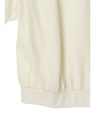 Green Parks ワッフル布帛ドッキングプルオーバー２ Off White