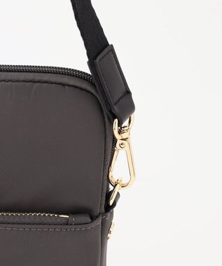 J.PRESS LADIES 【WEB限定・PC収納可・2way】ナイロン ショルダー付き PCケース グレー系