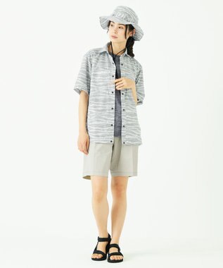 JOSEPH ABBOUD MOUNTAIN クールスキンガード Tシャツ ライトグレー系