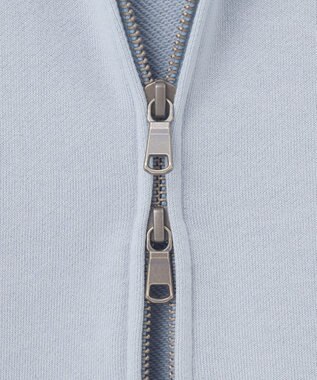 J.PRESS YORK STREET 【UNISEX】裏毛フルジップパーカー ブルー系