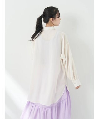 earth music&ecology ウ゛ィンテージボタンシャツ Off White