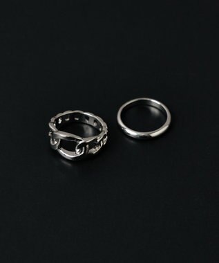 WEGO 2Pデザインリング 柄7