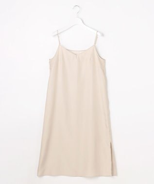 自由区 S ボタニカルプリント ワンピース ライトベージュ系