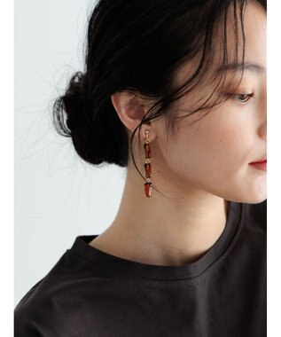Te chichi スウィングイヤリング《2026 SUMMER LOOK item》 ブラウン
