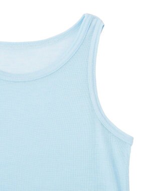 earth music&ecology 【SET】シアーフライスレイヤードタンクトップ Light Blue