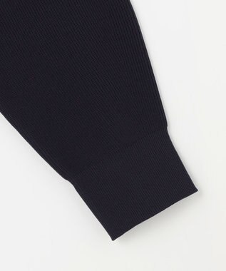 組曲 L 【先行予約・WEB限定】パール釦畦ニット プルオーバー ネイビー系