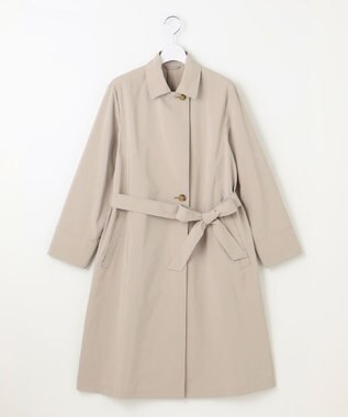 J.PRESS LADIES S 【洗える】Artirosa ステンカラー コート ライトグレー系