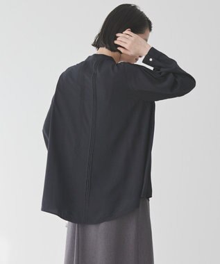 AMERICAN HOLIC サラックールタックブラウス Black