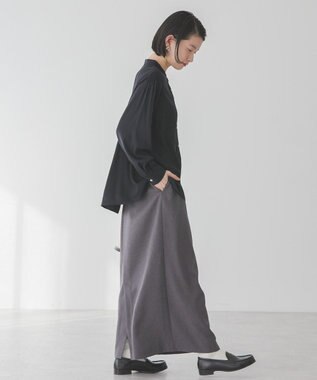 AMERICAN HOLIC サラックールタックブラウス Black