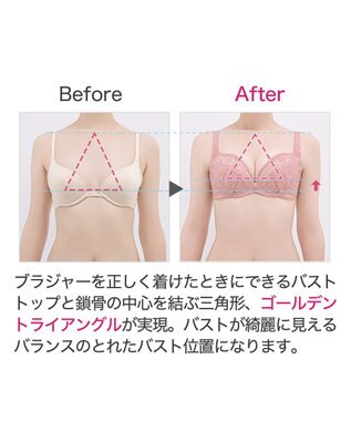 BRADELIS New York 【BRADELIS New York/ 育乳ブラ・STEP2 寄せる】ベルステップ2ブラ25S1 ブラデリス 補正 ブラジャー 谷間を作るブラ オールドローズ