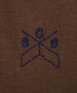 CRAFT STANDARD BOUTIQUE ワンポイント刺繍ラグランロンＴ Brown