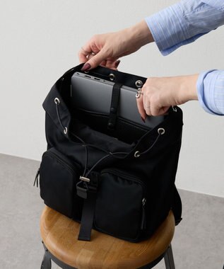 russet ナイロンリュックサック(CE-1650) Black