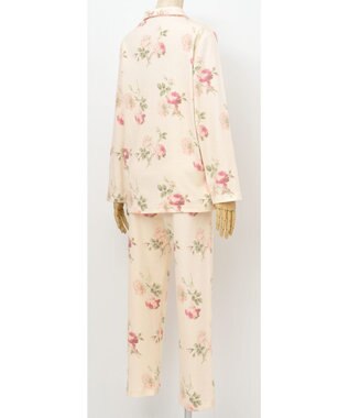 Wing ウイング パジャマ 長袖 長ズボン 綿100%(本体) スムース素材 レディース EP7030 ウイング／ワコール ピンク