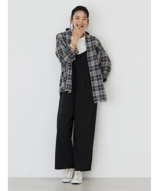 AMERICAN HOLIC 接触冷感Ｗポケットボイルシャツ Check Black