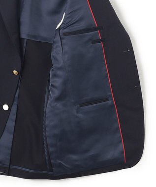 J.PRESS MEN 【WEB・一部店舗限定】10マンスツイルナチュラルストレッチツイル ブレザー/金釦 ネイビー系