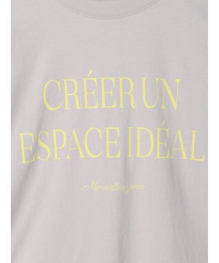 Green Parks オーバーサイズロゴチュニック Light Gray