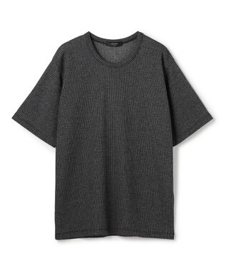 JOSEPH HOMME 【新色追加】メランジクロスジャージー　クルーネックカットソー ブラック系