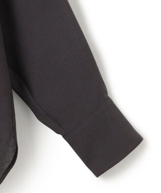 23区 L 【Oggi10月号掲載/洗える】ウールシアービエラ バンドカラー シャツ グレー系