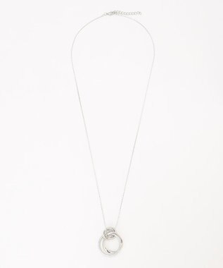 ANY SIS リングメタル ネックレス シルバー