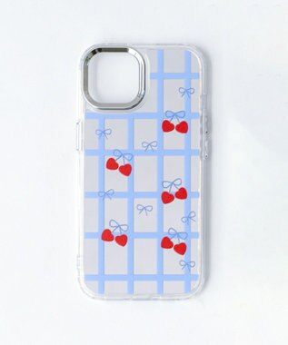 WEGO ミラーチェリーチェックiphoneケース 柄3