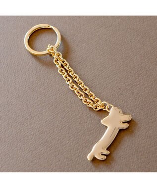 tsumori chisato CARRY キーホルダー バッグチャーム 【可愛い猫モチーフ】 ゴールド