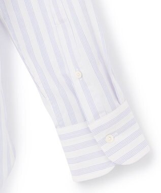 J.PRESS MEN 【PREMIUM PLEATS / 形態安定】ダッパーストライプシャツ / B.D. サックスブルー系1