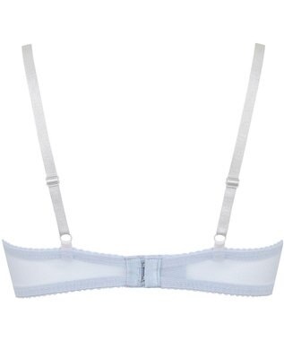 WACOAL 【ファーストリボンブラ】 ブラジャー 【若い世代の体型特徴を考えた設計仕様】 きれいな谷間をメイクしてキープ まるみのあるシルエット レディース BRB409 /ワコール サックス