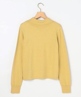 組曲 【前後着用可 / 加藤ローサさん着用】スムースストレッチタートル ニット イエロー系