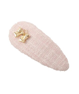 Maison de FLEUR ツイードリボンスリーピン Pink