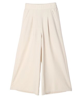 Green Parks ・ＥＬＥＮＣＡＲＥ　ＤＵＥ　リネンライクワイドパンツ Ivory
