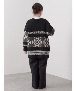 CRAFT STANDARD BOUTIQUE 【男女兼用】オルテガ柄カーディガン Black