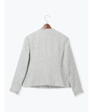 Te chichi 【セレモニーアイテム】ツイードノーカラージャケット グレー
