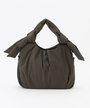 LA BAGAGERIE 【maison vert】 【撥水】リボンフワフワ２WAYトート