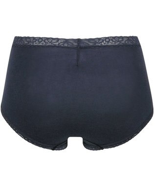 Wing ショーツ 綿混(身生地部) やさしい肌あたり 【デイリーフィット やわらかコットン】 はきこみ丈ふかめ EC3230 ウイング／ワコール コン