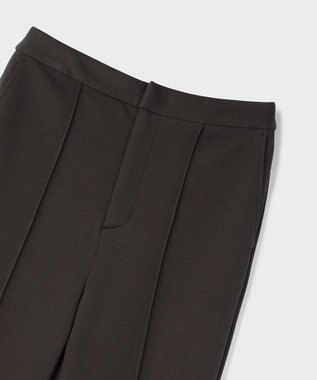 GRACE CONTINENTAL フレアカットパンツ チャコール