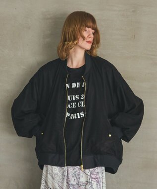 GRACE CONTINENTAL メッシュレイヤードブルゾン