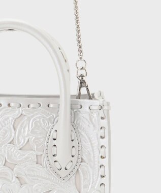 GRACE CONTINENTAL SquareMiniBagMT シルバー