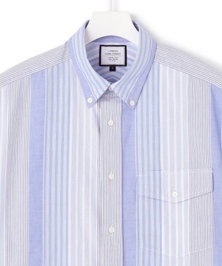 J.PRESS YORK STREET 【UNISEX】マルチストライプ シャツ サックスブルー系7