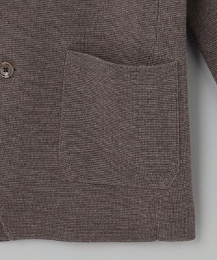 GOTAIRIKU 【エクストラファインメリノウール】ミラノリブニットジャケット ベージュ系