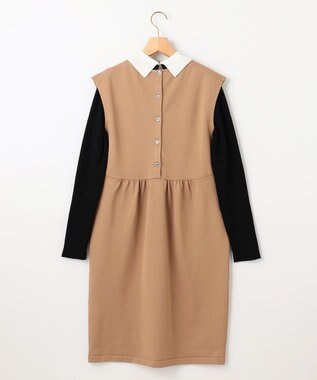 組曲 【WEB限定・2SET】ジャンスカツインセット ブラック×キャメル系