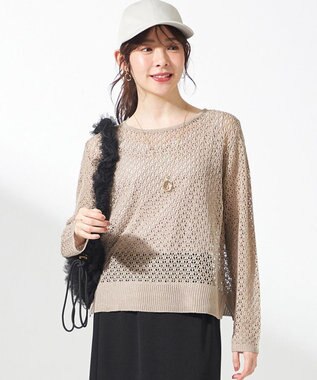 ANY SIS 【2SET】メッシュニット セット ベージュ