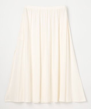 NAVE 【Nave 　洗える・接触冷感】ジャージースリットスカート アイボリー系