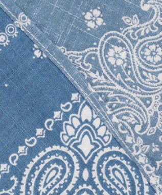 J.PRESS MEN ペイズリーバンダナプリント シャツ ダルブルー系5