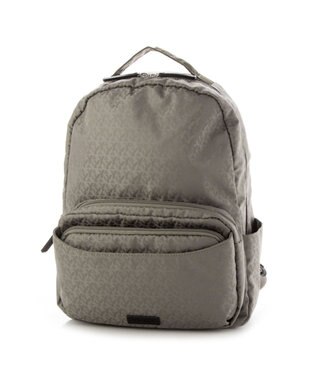 Y'SACCS ポーチ付きモノグラムバックパック グレー